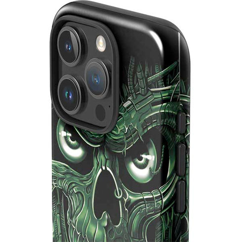 Liquid Blue Terminator Dragon iPhone 16 Pro Impact Case